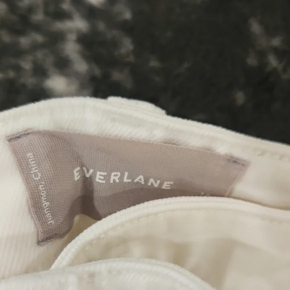 Everlane Cream Wide Leg Pants - Picture 2 of 3